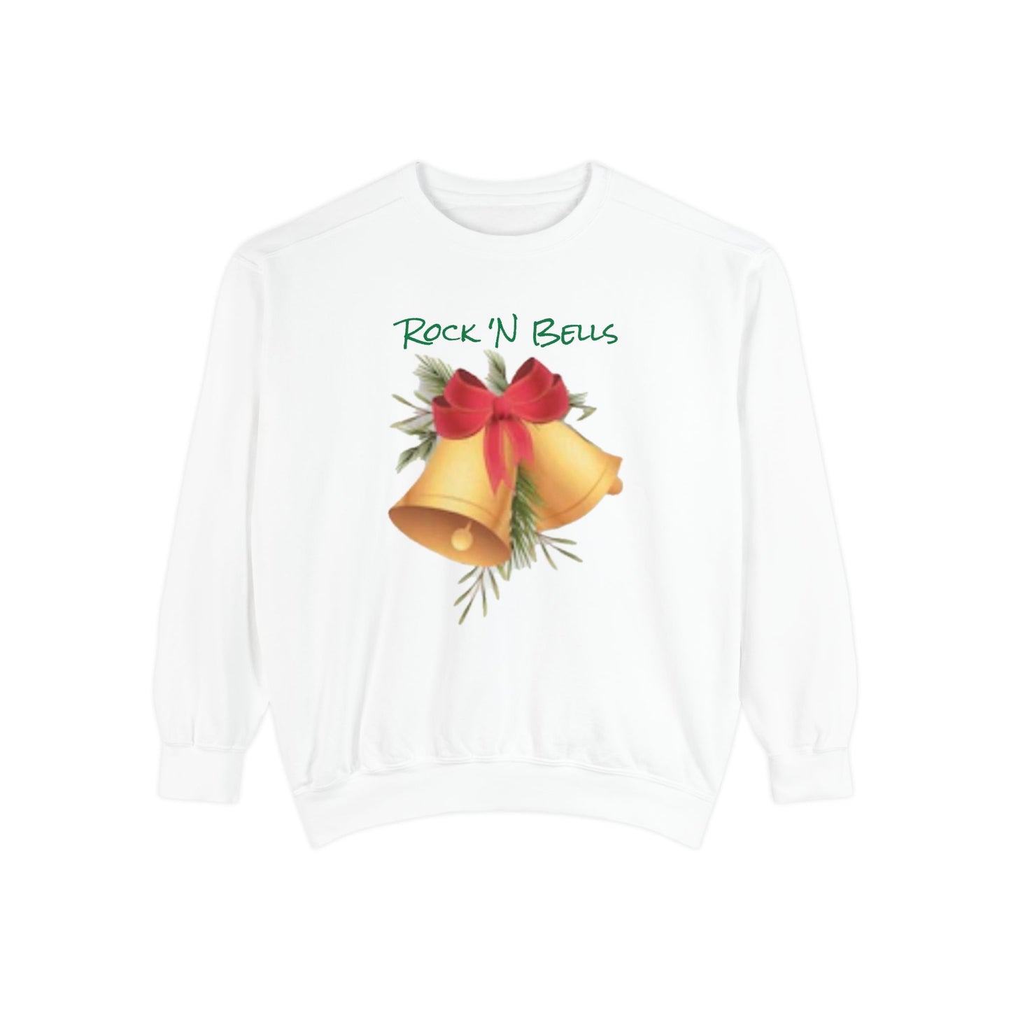 Rock 'N Bells Holiday Sweatshirt - Unisex Garment-Dyed Style