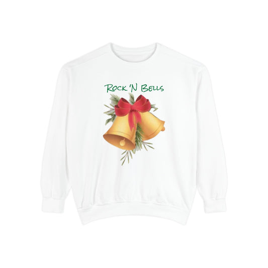 Rock 'N Bells Holiday Sweatshirt - Unisex Garment-Dyed Style