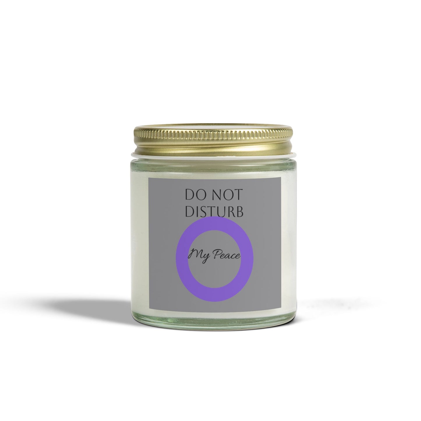 Candle, Coconut Apricot Wax, Do Not Disturb Relaxation Scented Candle