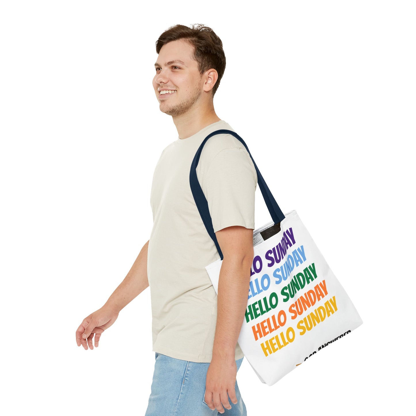 Hello Sunday Tote Bag