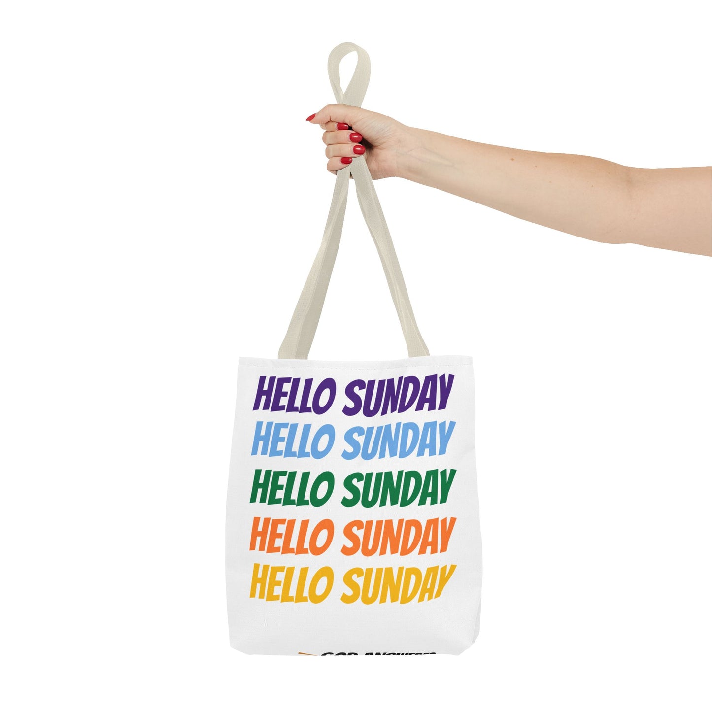 Hello Sunday Tote Bag