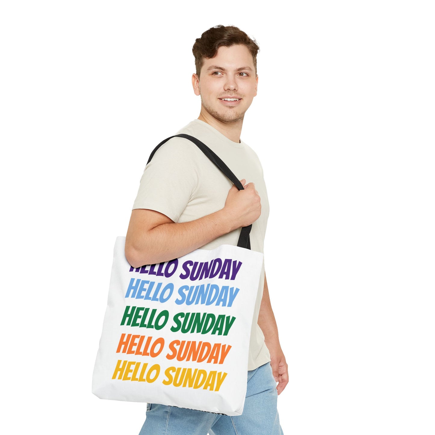 Hello Sunday Tote Bag