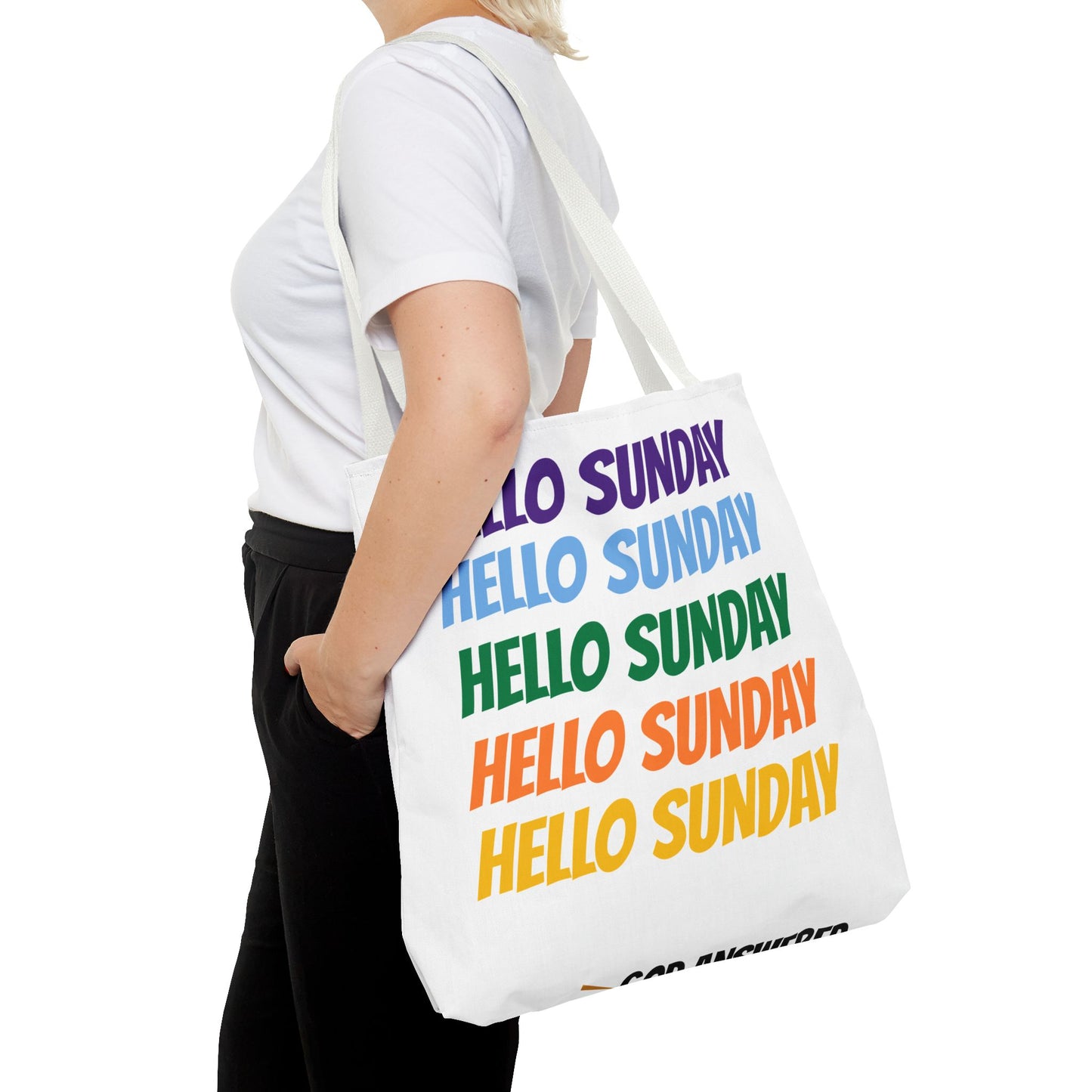 Hello Sunday Tote Bag