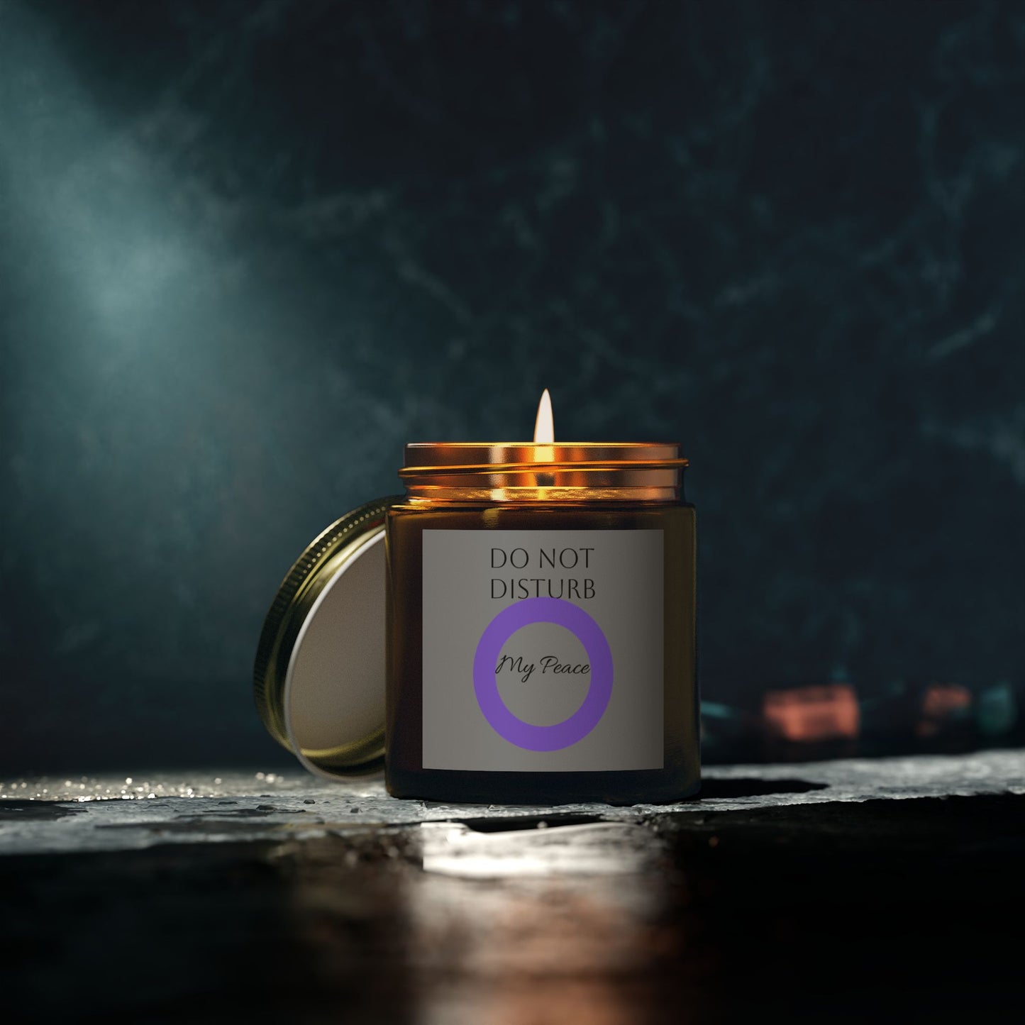 Candle, Coconut Apricot Wax, Do Not Disturb Relaxation Scented Candle