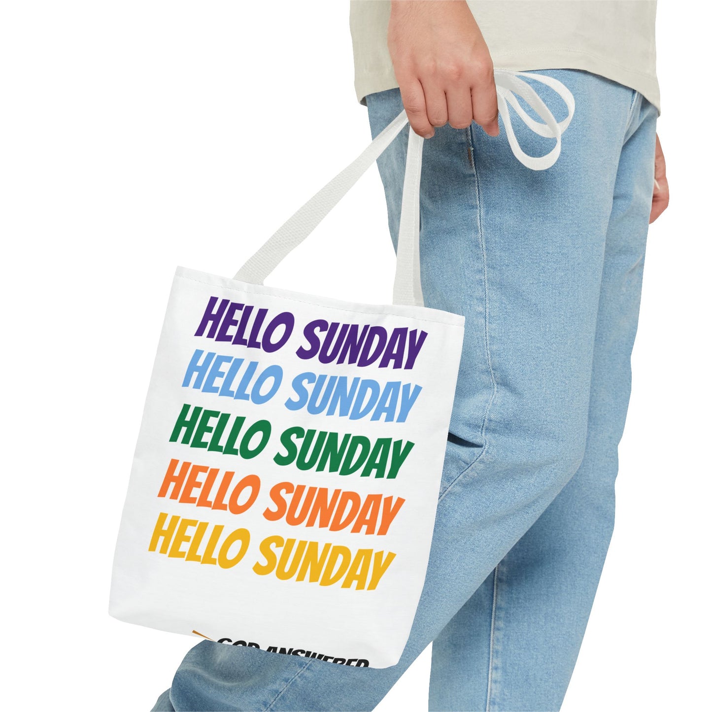 Hello Sunday Tote Bag