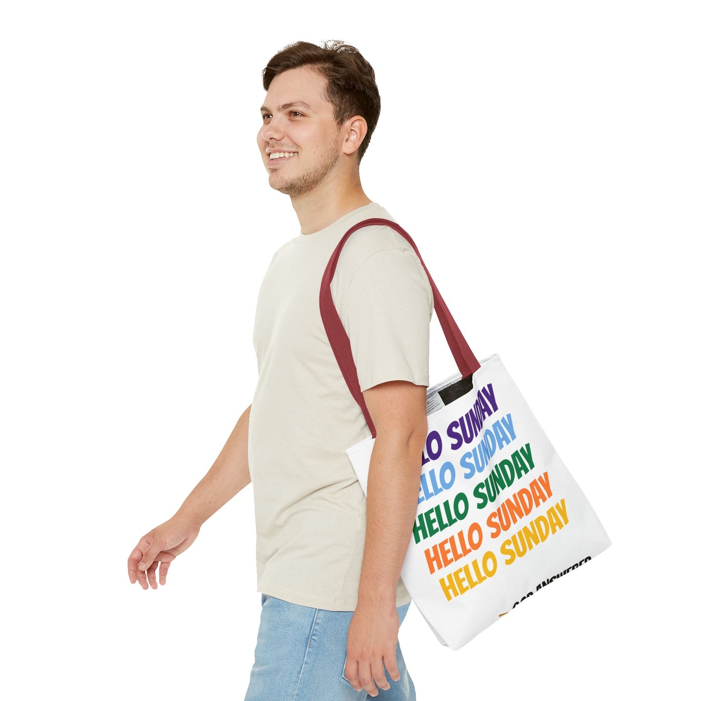 Hello Sunday Tote Bag