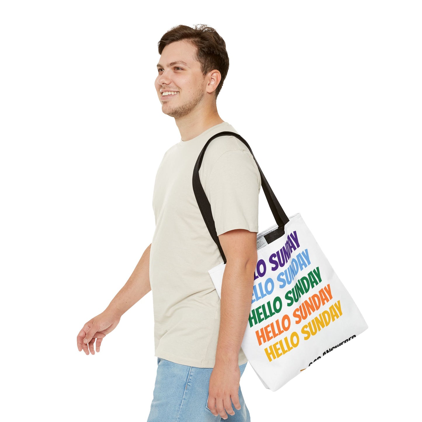 Hello Sunday Tote Bag
