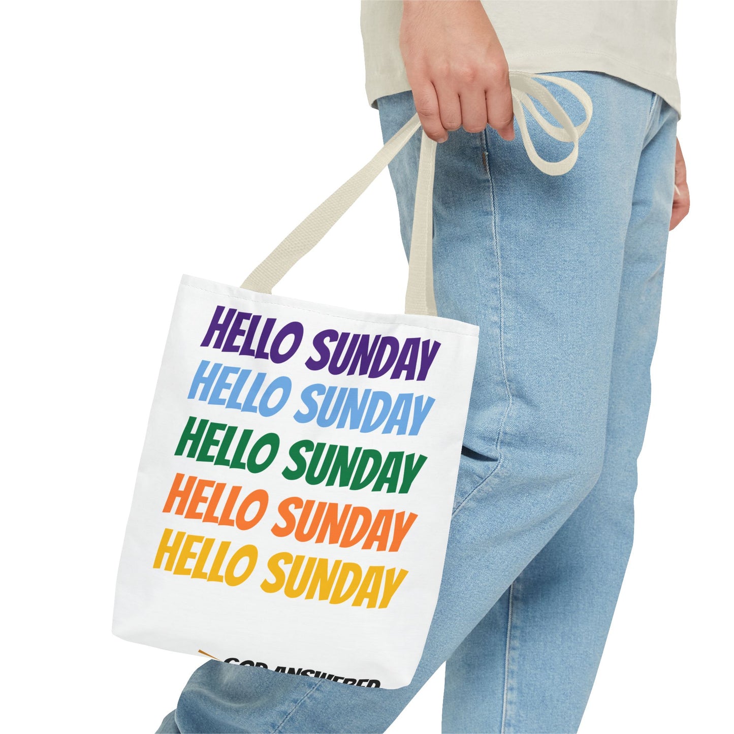 Hello Sunday Tote Bag