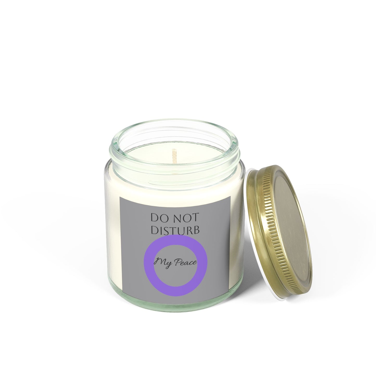 Candle, Coconut Apricot Wax, Do Not Disturb Relaxation Scented Candle