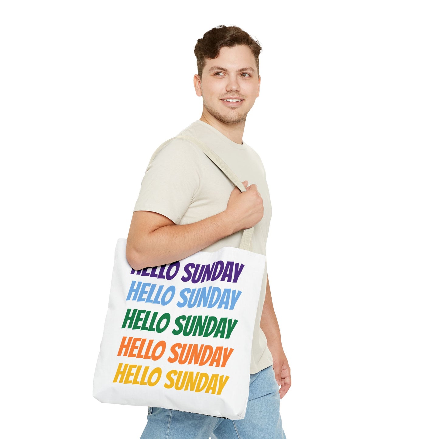 Hello Sunday Tote Bag