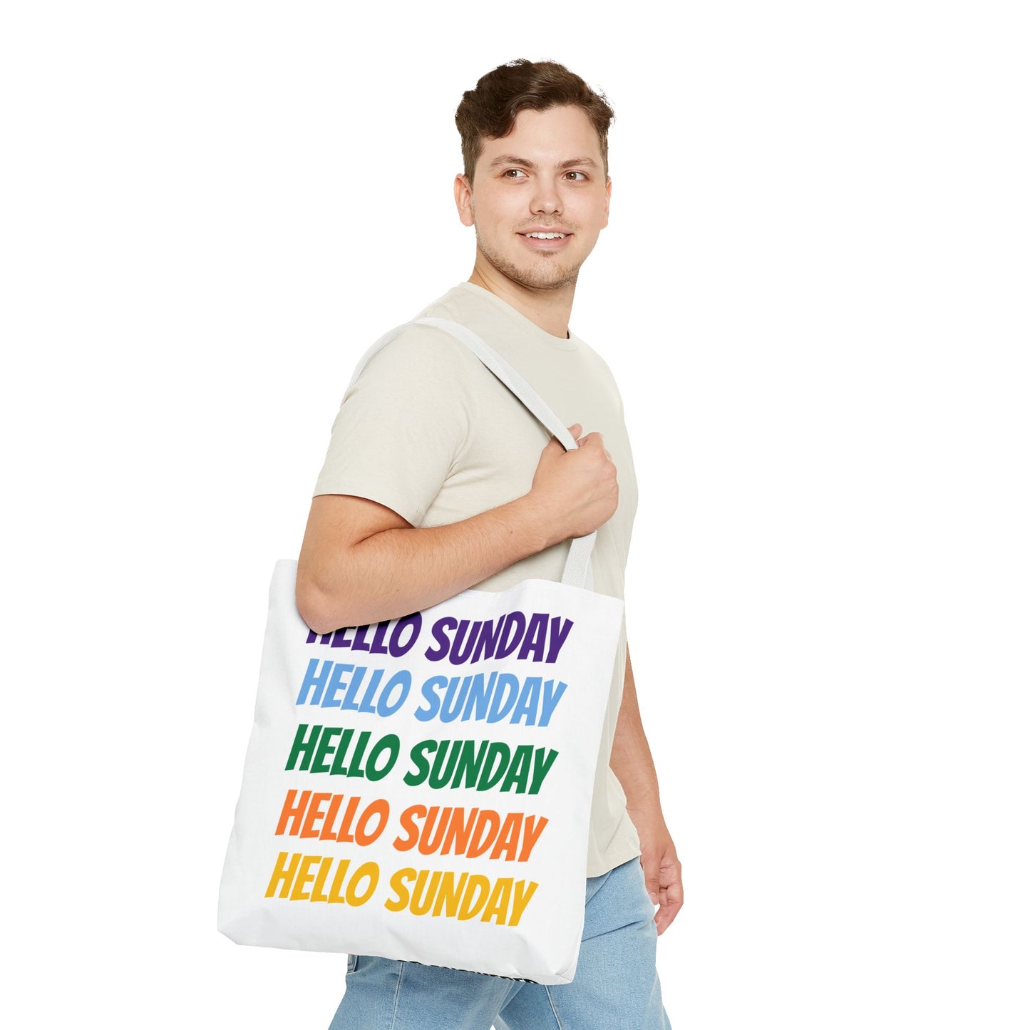 Hello Sunday Tote Bag