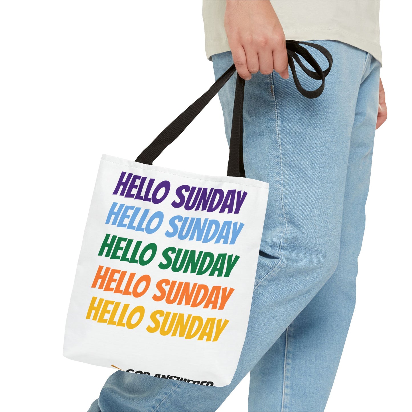 Hello Sunday Tote Bag