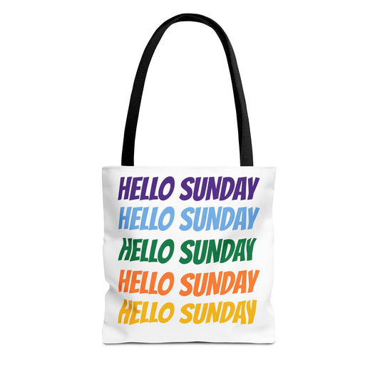 Hello Sunday Tote Bag