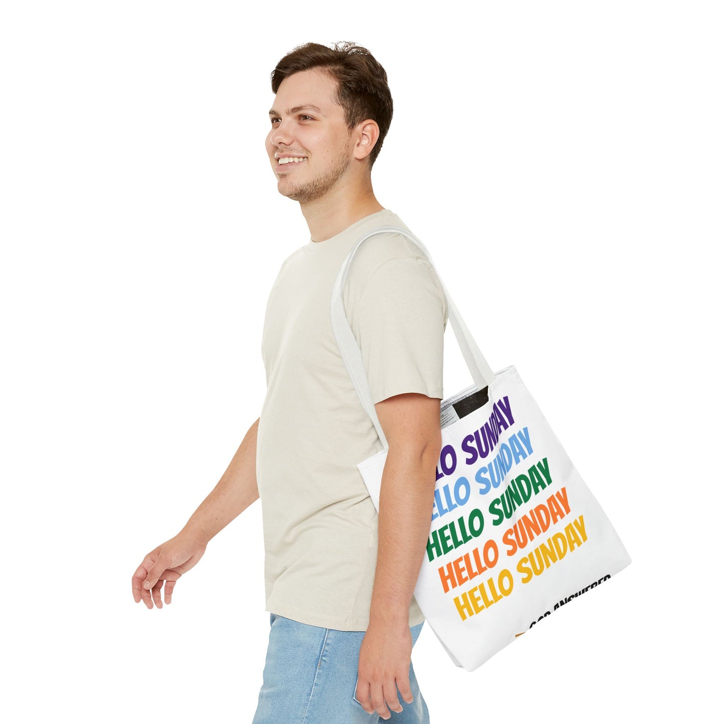 Hello Sunday Tote Bag
