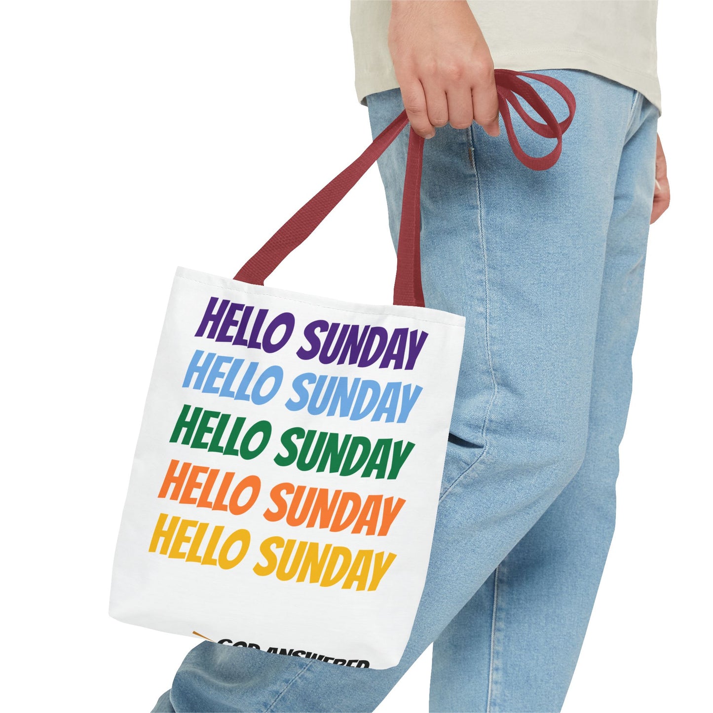Hello Sunday Tote Bag