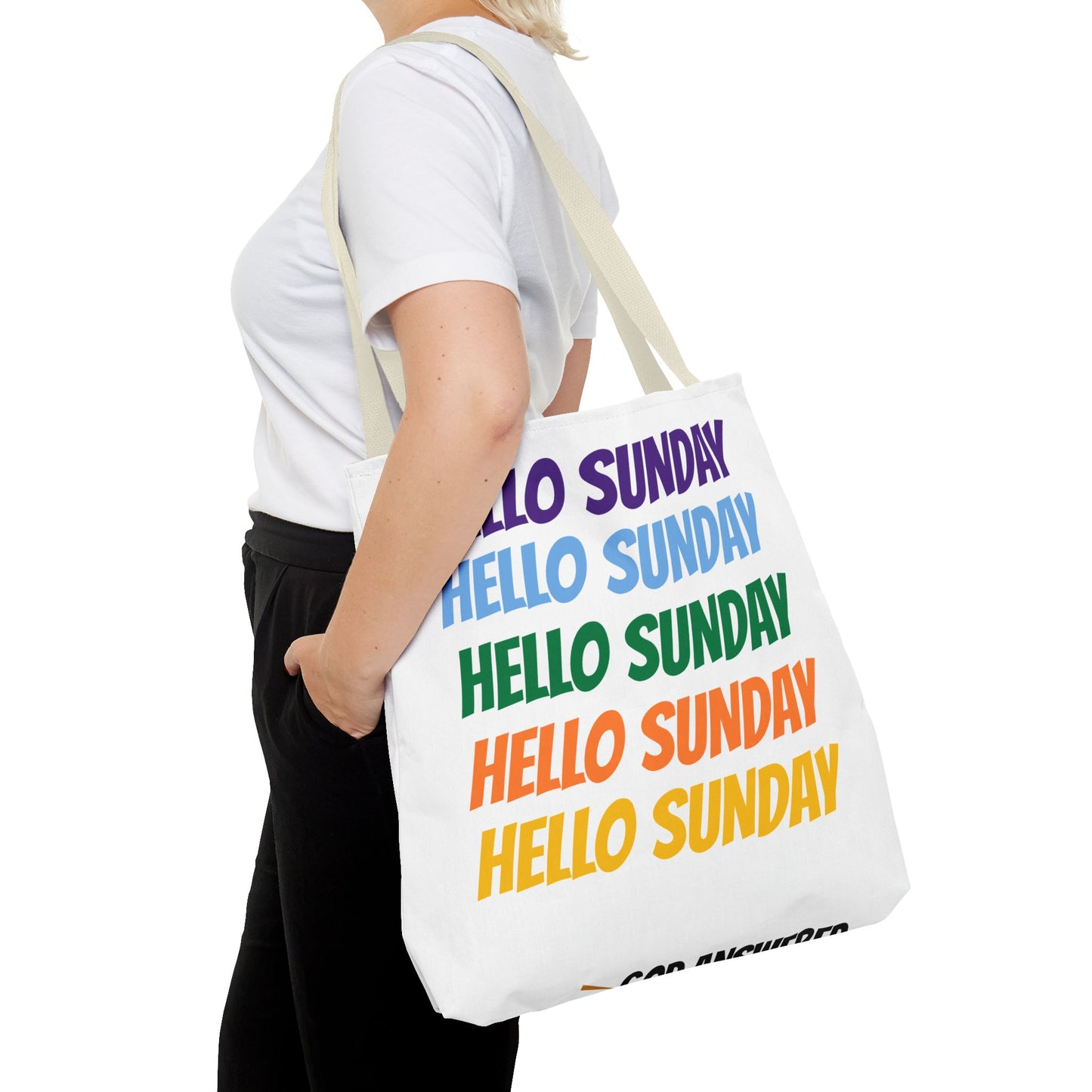 Hello Sunday Tote Bag