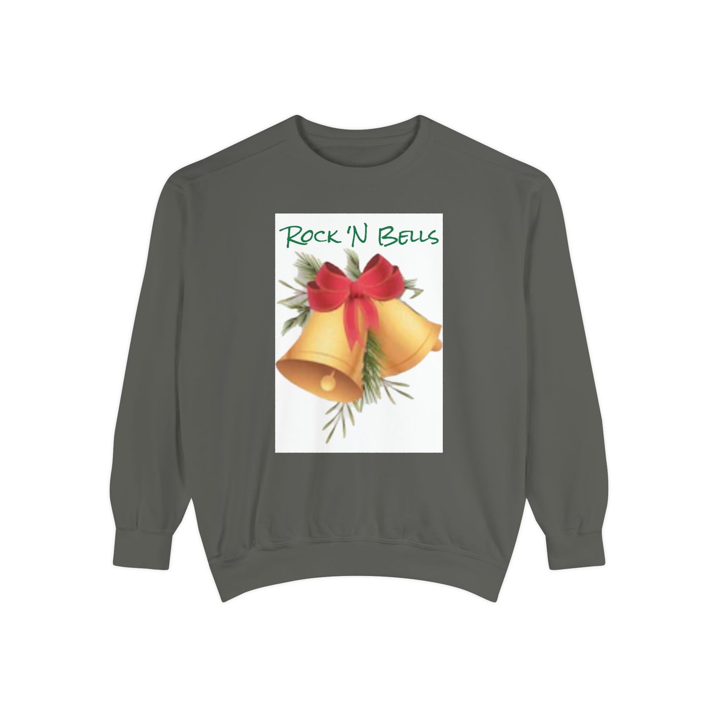 Rock 'N Bells Holiday Sweatshirt - Unisex Garment-Dyed Style