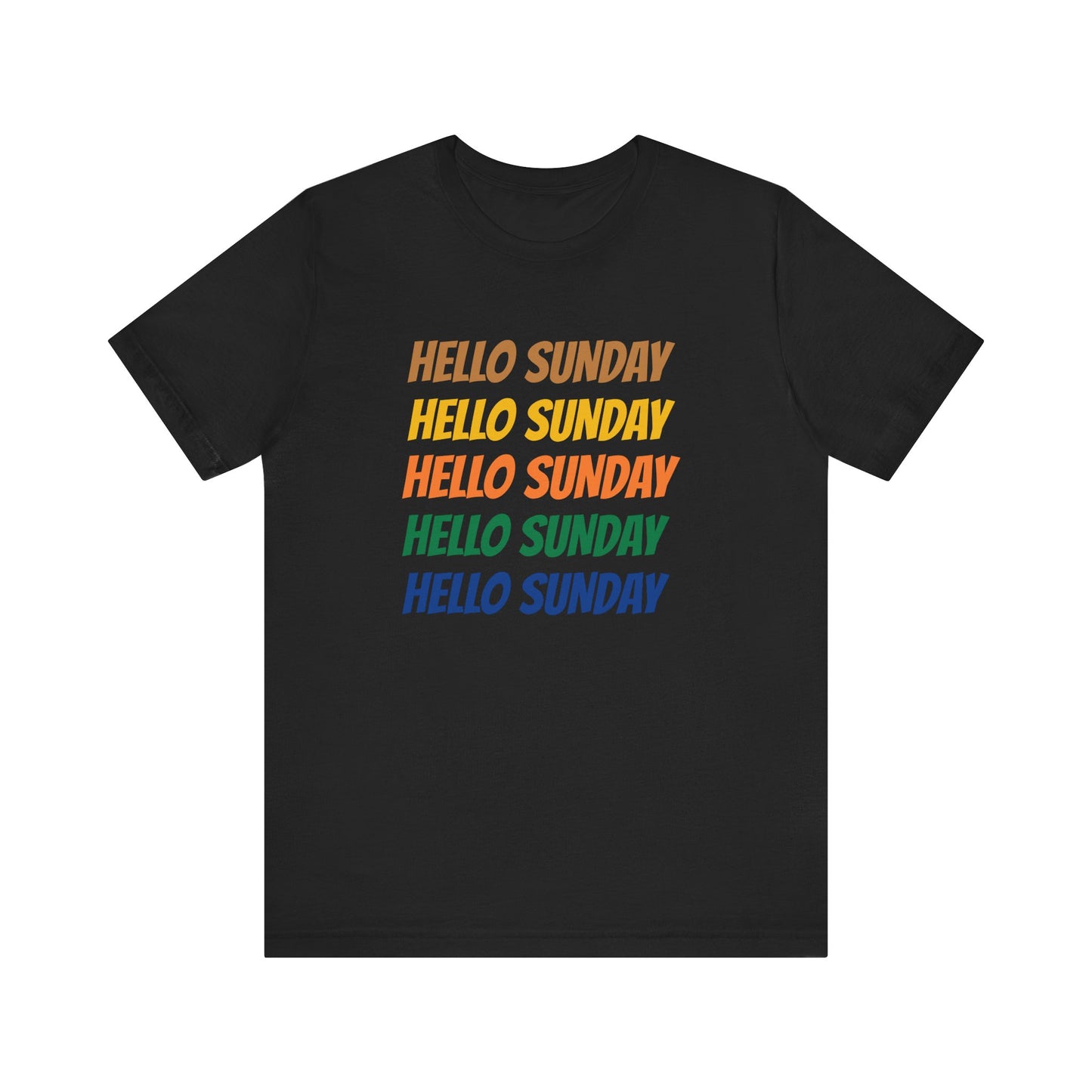 Hello Sunday Short Sleeve Tee