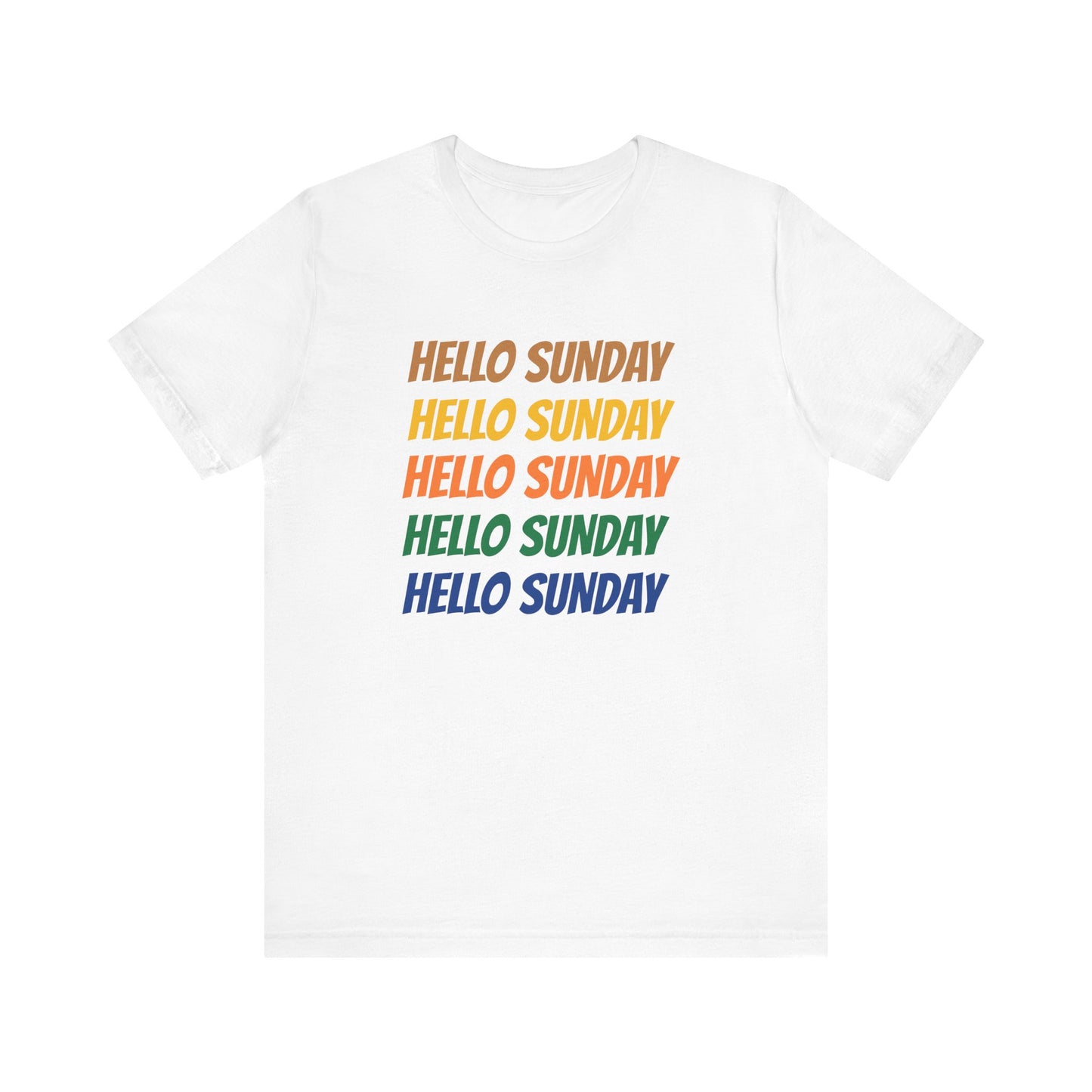 Hello Sunday Short Sleeve Tee