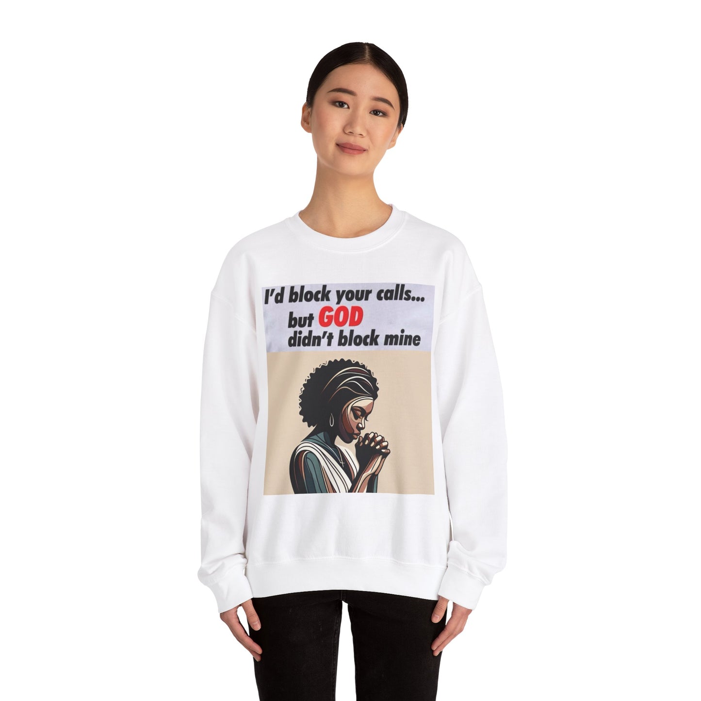 Blocked Contacts Crewneck Sweatshirt