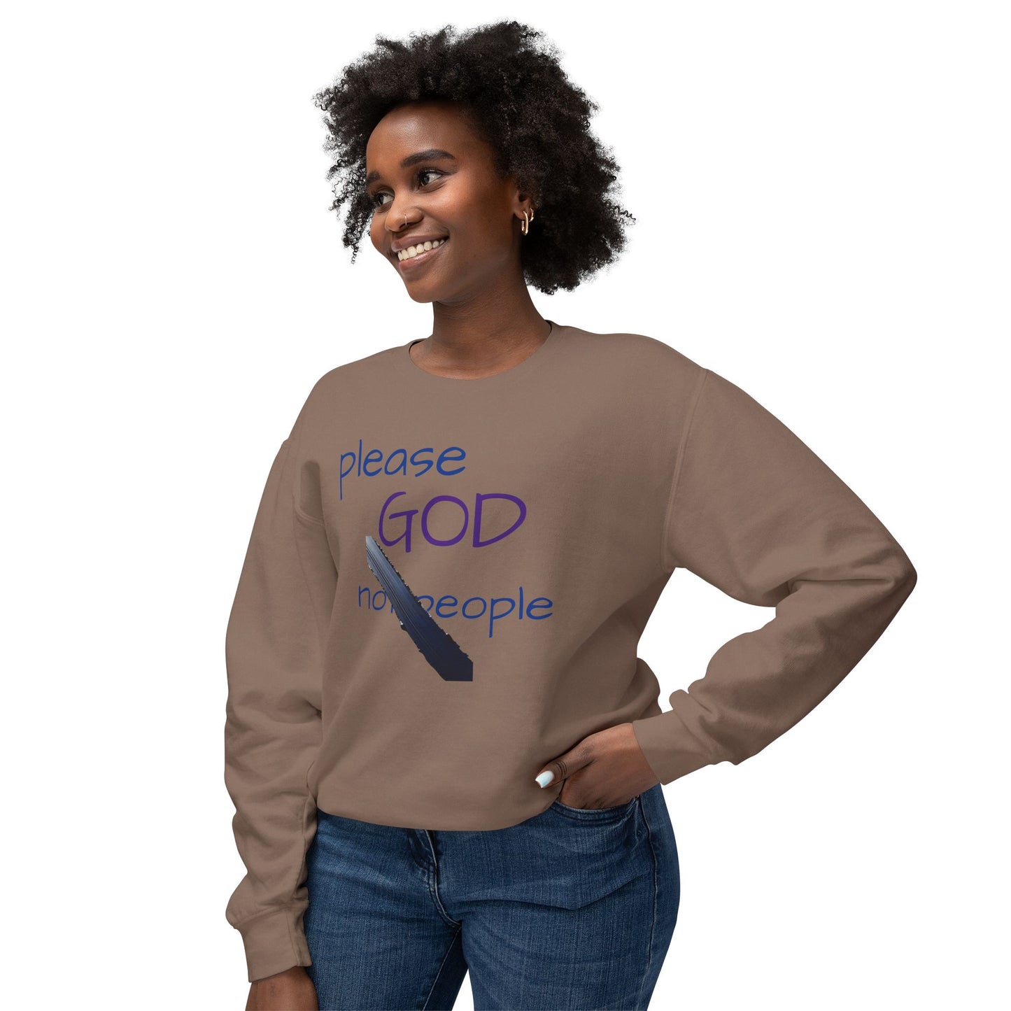 Please God Crewneck Sweatshirt