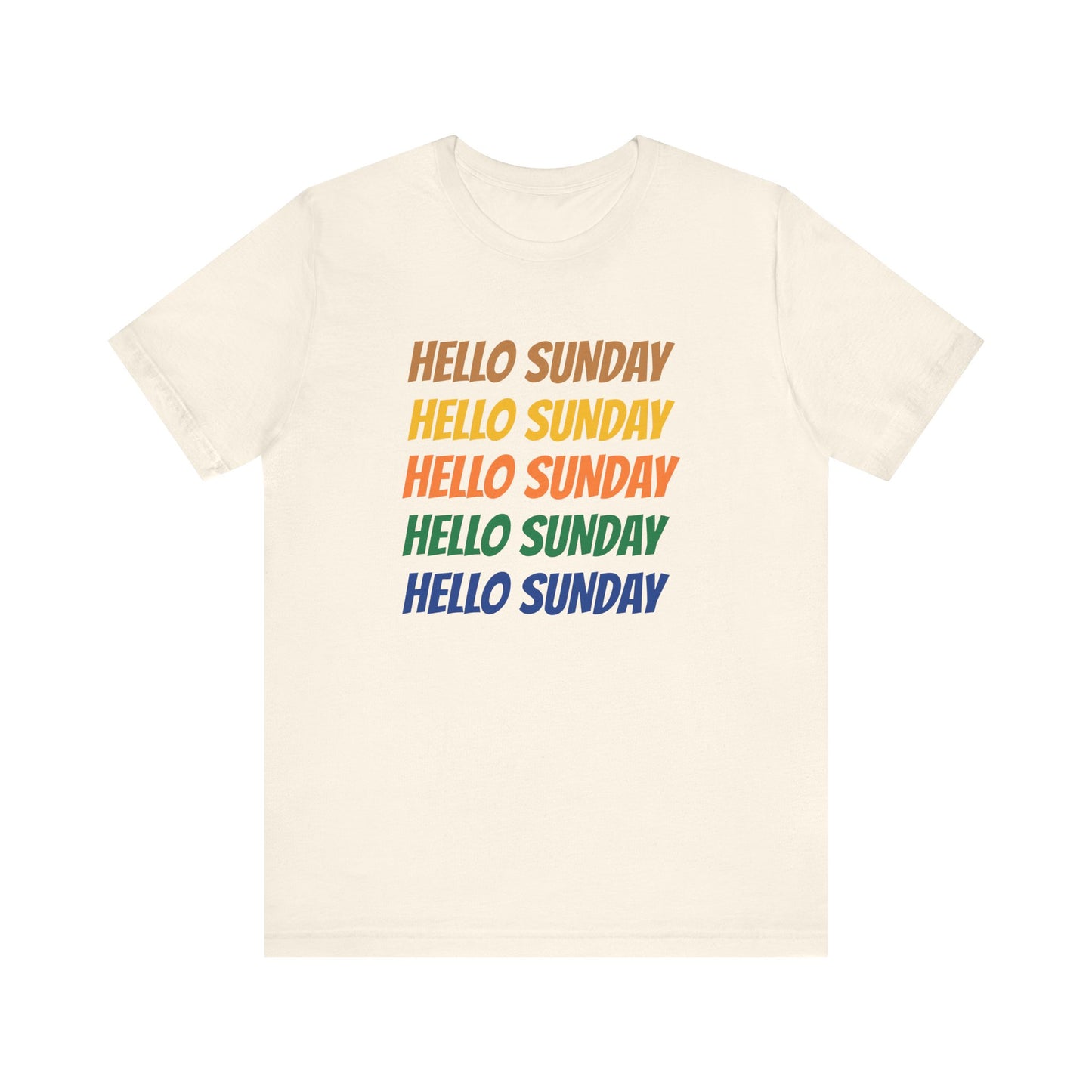 Hello Sunday Short Sleeve Tee