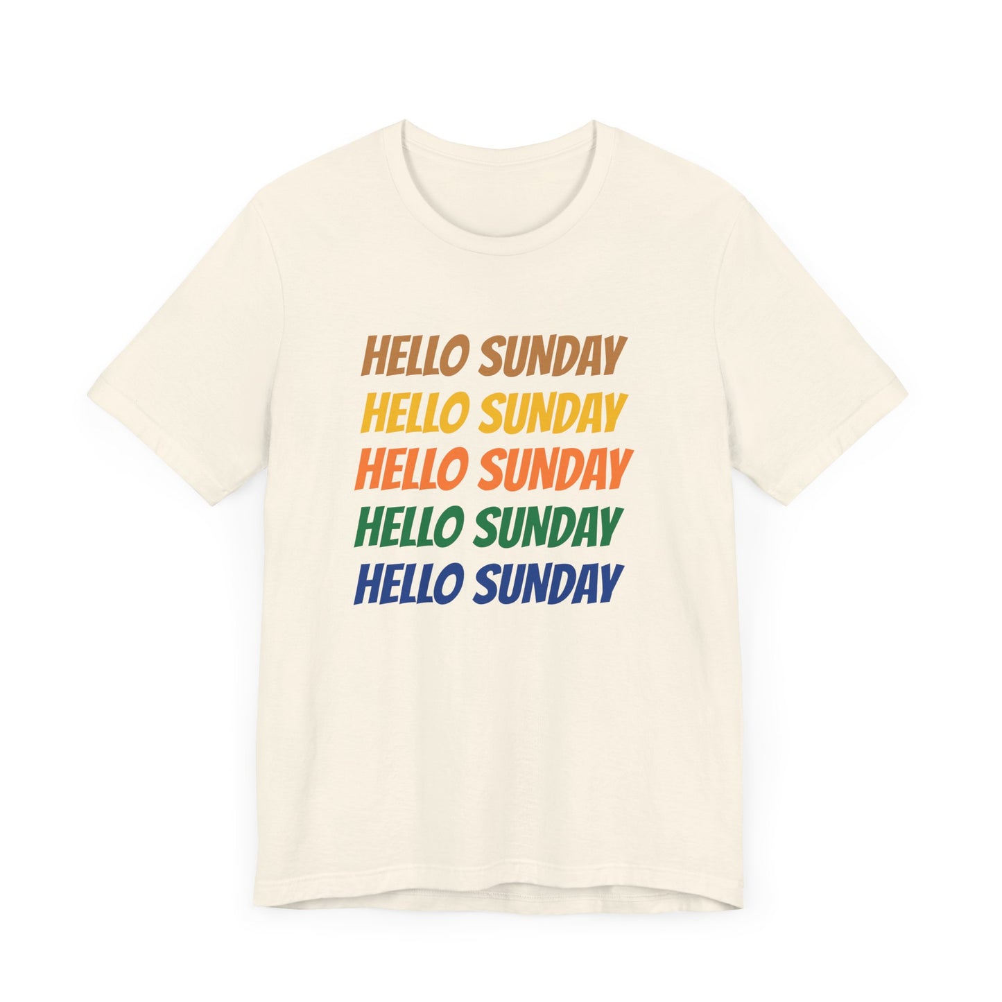 Hello Sunday Short Sleeve Tee