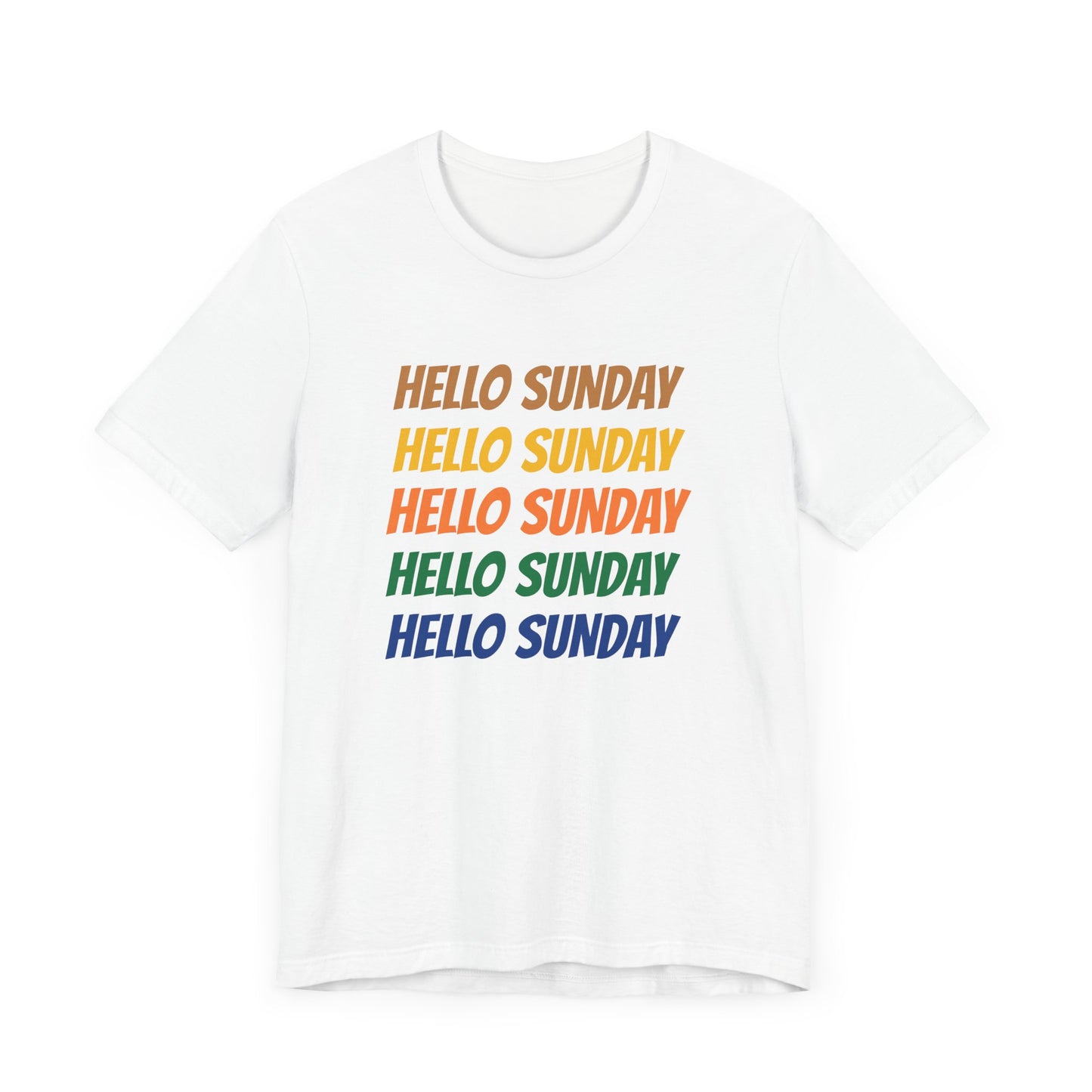 Hello Sunday Short Sleeve Tee