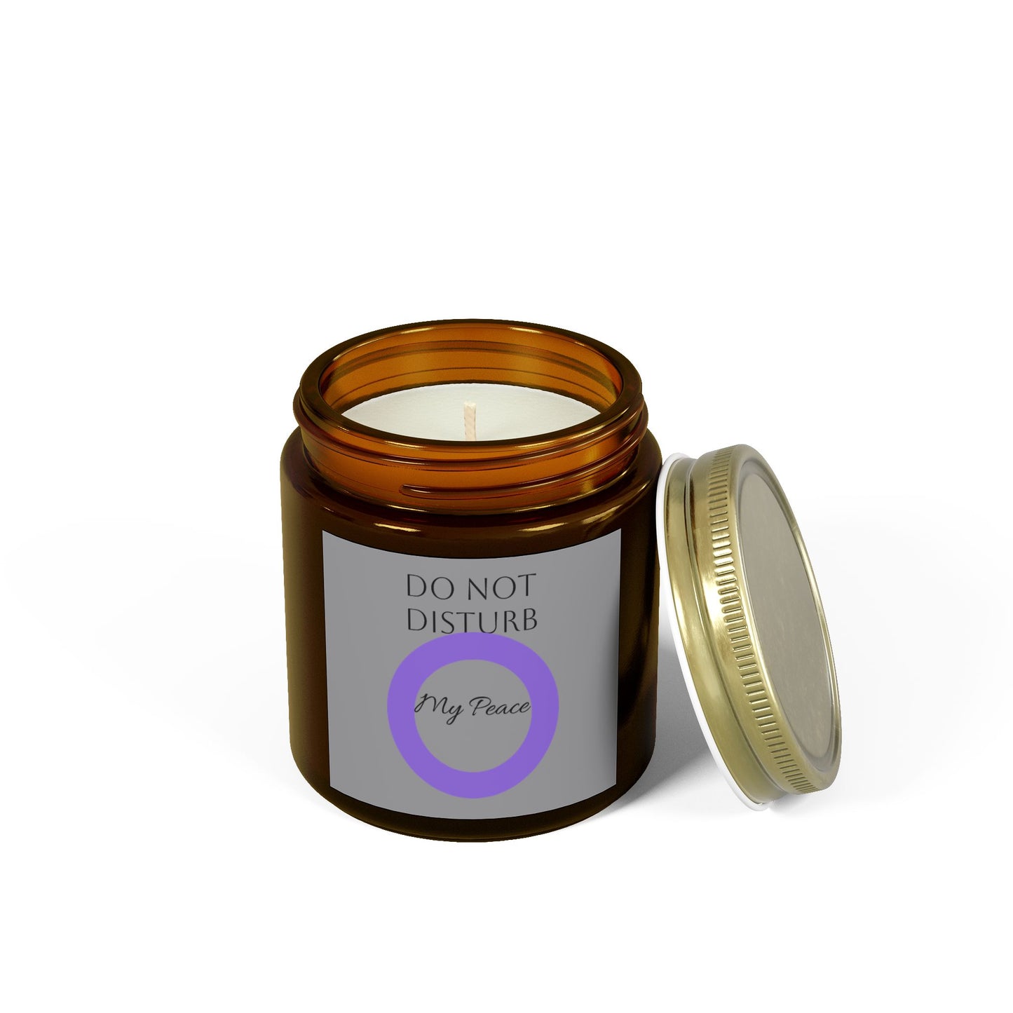 Candle, Coconut Apricot Wax, Do Not Disturb Relaxation Scented Candle