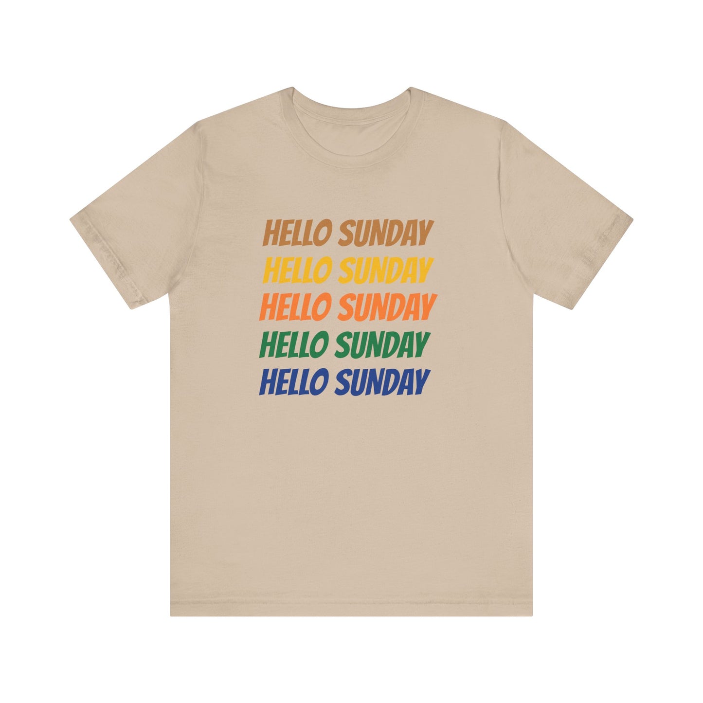 Hello Sunday Short Sleeve Tee
